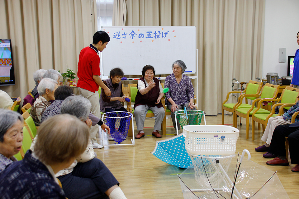 毎日異なるレクリエーション