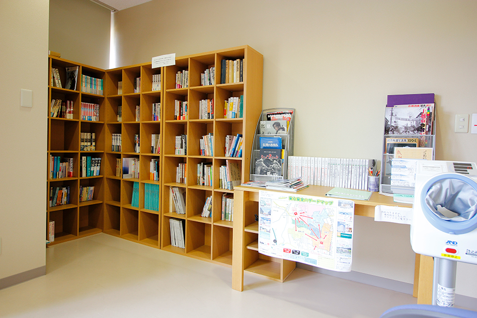 いつでも利用できる図書コーナー