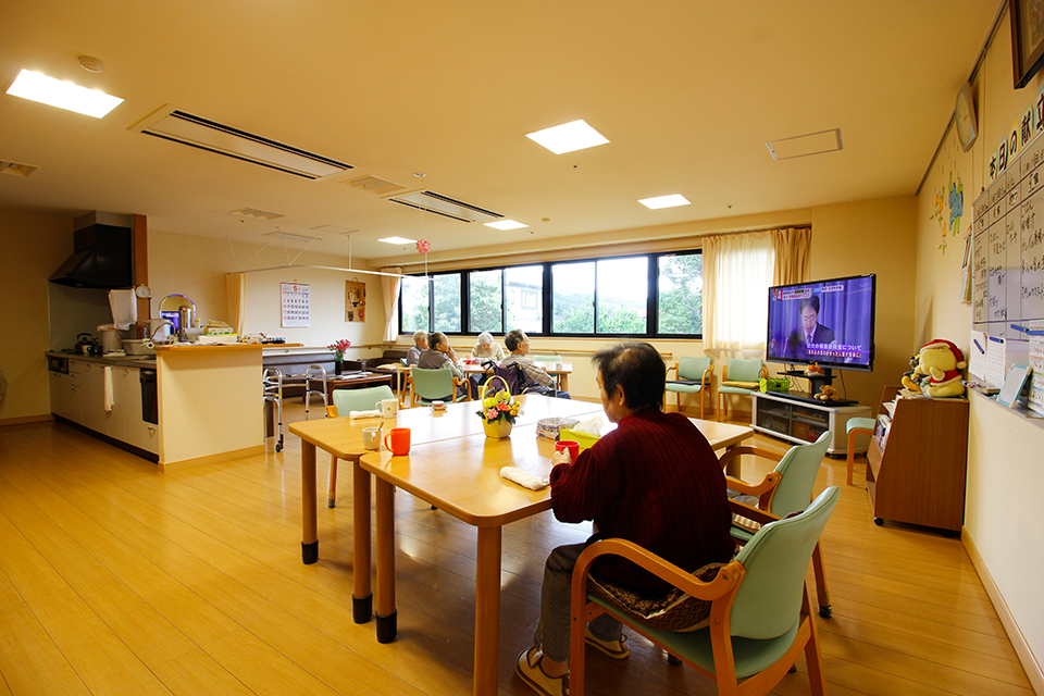 リビング兼食堂(住宅型有料老人ホーム)